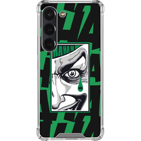 DC Comics The Joker Teardrop Card Galaxy S23 Clear Case
