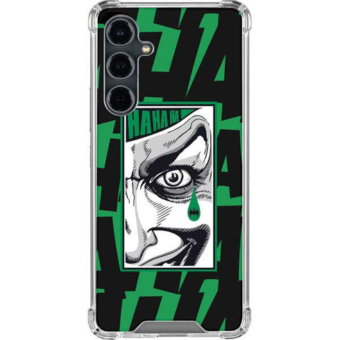DC Comics The Joker Teardrop Card Galaxy S23 FE Clear Case