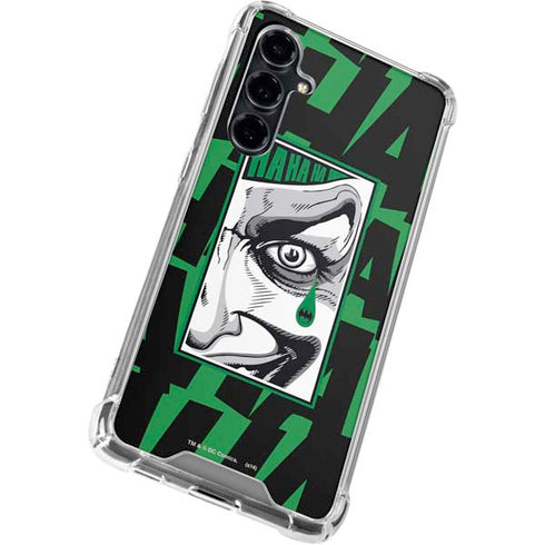 DC Comics The Joker Teardrop Card Galaxy S23 FE Clear Case