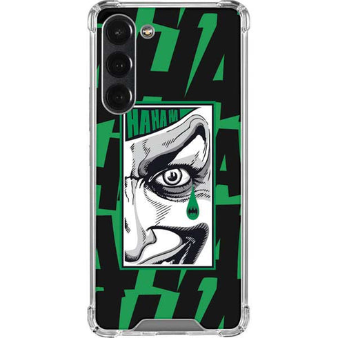 DC Comics The Joker Teardrop Card Galaxy S23 Plus Clear Case