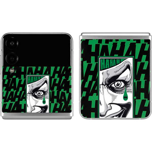 DC Comics The Joker Teardrop Card Galaxy Z Flip4 5G Skin