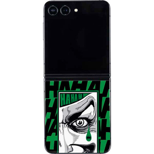 DC Comics The Joker Teardrop Card Galaxy Z Flip5 5G Skin