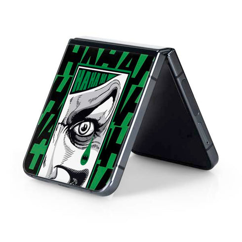 DC Comics The Joker Teardrop Card Galaxy Z Flip5 5G Skin