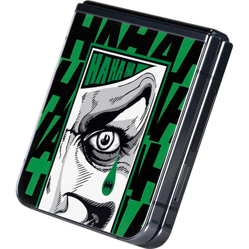 DC Comics The Joker Teardrop Card Galaxy Z Flip5 5G Skin