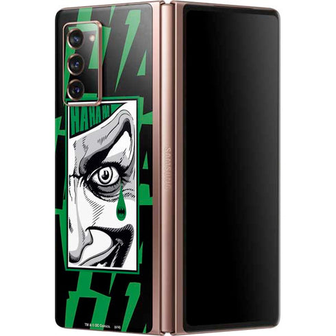DC Comics The Joker Teardrop Card Galaxy Z Fold2 5G Skin