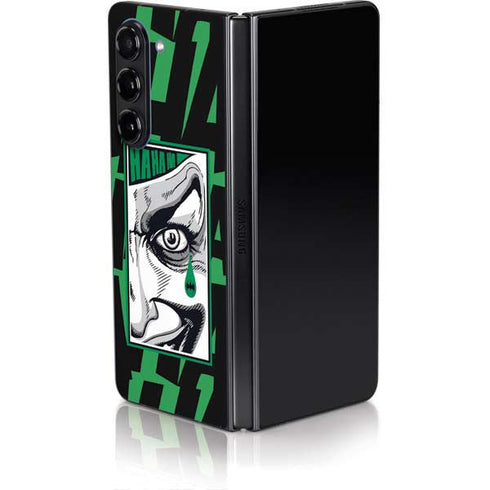 DC Comics The Joker Teardrop Card Galaxy Z Fold5 5G Skin