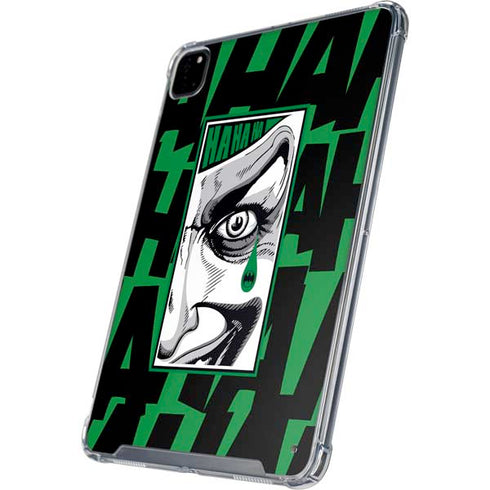 DC Comics The Joker Teardrop Card iPad Pro 12.9in (2020) Clear Case