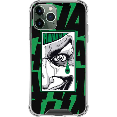 DC Comics The Joker Teardrop Card iPhone 11 Pro Max Clear Case
