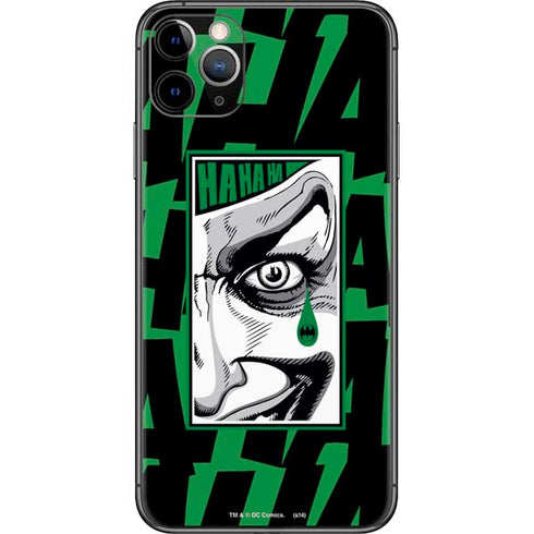DC Comics The Joker Teardrop Card iPhone 11 Pro Max Skin