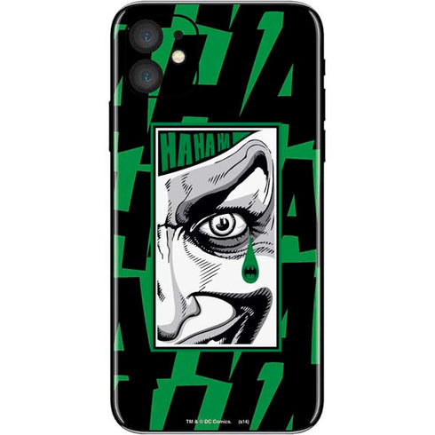DC Comics The Joker Teardrop Card iPhone 11 Skin
