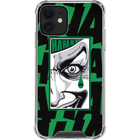 DC Comics The Joker Teardrop Card iPhone 12 Clear Case