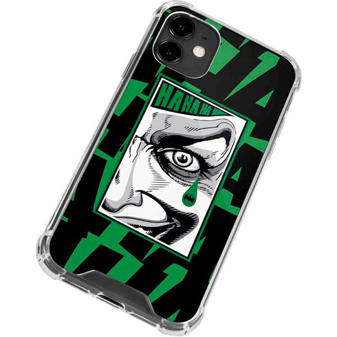 DC Comics The Joker Teardrop Card iPhone 12 Clear Case