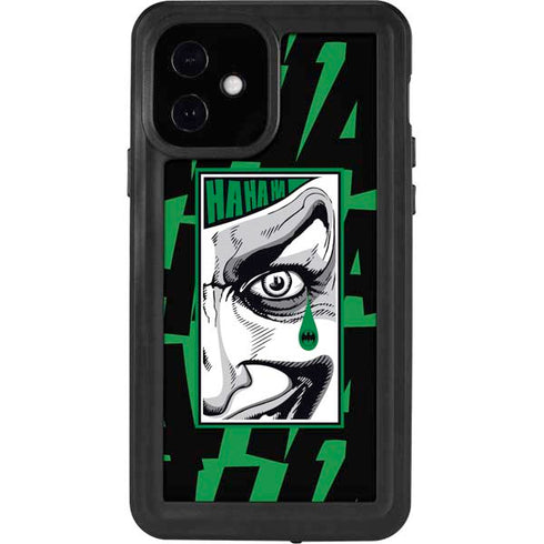 DC Comics The Joker Teardrop Card iPhone 12 Waterproof Case