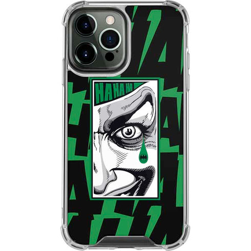 DC Comics The Joker Teardrop Card iPhone 13 Pro Max Clear Case