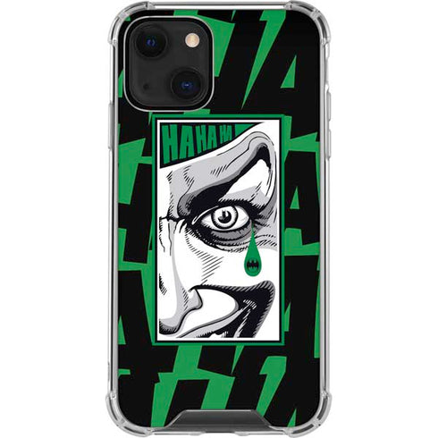 DC Comics The Joker Teardrop Card iPhone 14 Clear Case