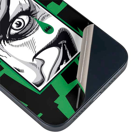 DC Comics The Joker Teardrop Card iPhone 15 Plus Skin
