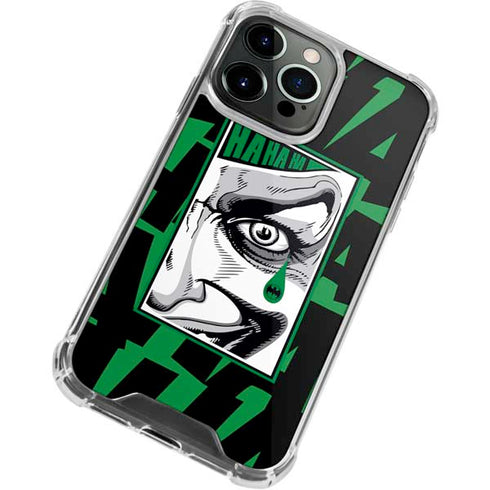 DC Comics The Joker Teardrop Card iPhone 14 Pro Clear Case