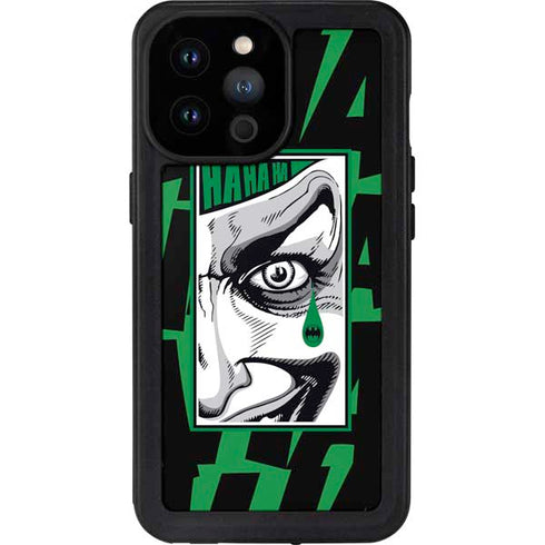 DC Comics The Joker Teardrop Card iPhone 14 Pro Max Waterproof Case