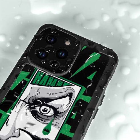 DC Comics The Joker Teardrop Card iPhone 14 Pro Max Waterproof Case