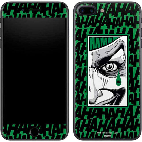 DC Comics The Joker Teardrop Card iPhone 8 Plus Skin