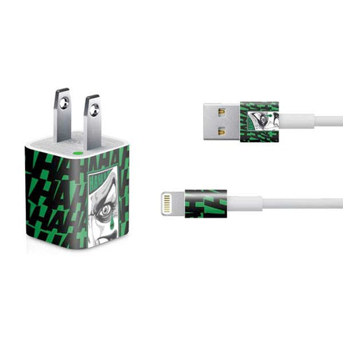 DC Comics The Joker Teardrop Card iPhone Charger (5W USB) Skin