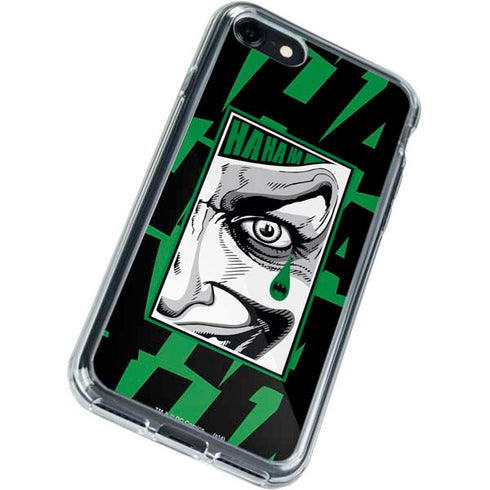 DC Comics The Joker Teardrop Card iPhone SE (2nd & 3rd Gen) Clear Case