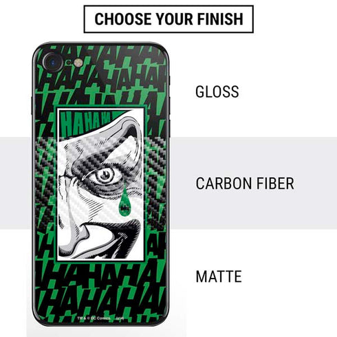 DC Comics The Joker Teardrop Card iPhone SE (2nd & 3rd Gen) Skin