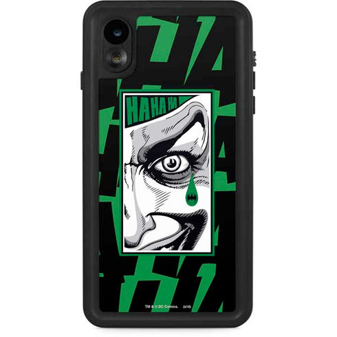 DC Comics The Joker Teardrop Card iPhone XR Waterproof Case
