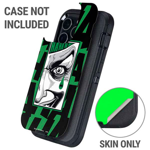 DC Comics The Joker Teardrop Card Otterbox Defender iPhone Skin
