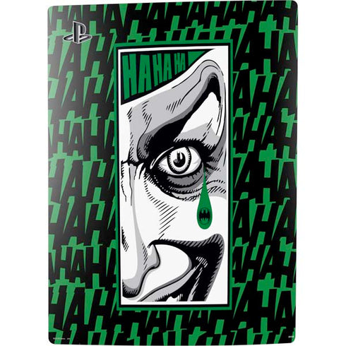 DC Comics The Joker Teardrop Card PS5 Digital Edition Console Skin