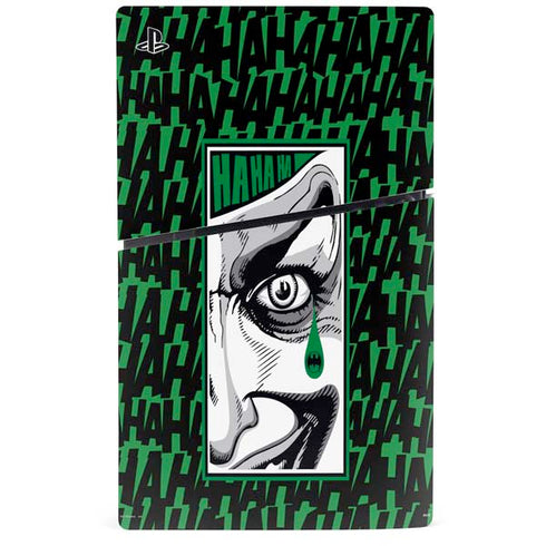 DC Comics The Joker Teardrop Card PS5 Slim Disk Bundle Skin
