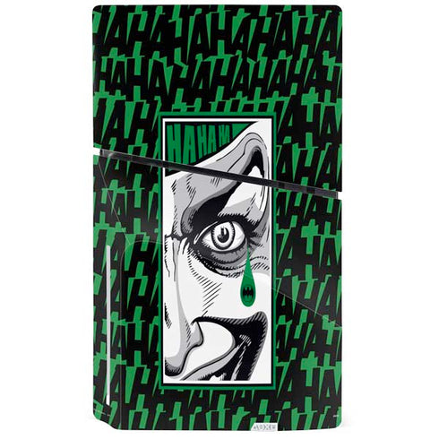 DC Comics The Joker Teardrop Card PS5 Slim Disk Bundle Skin