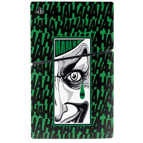 DC Comics The Joker Teardrop Card PS5 Slim Disk Console Skin