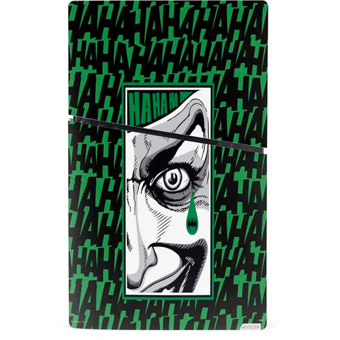 DC Comics The Joker Teardrop Card PS5 Slim Digital Edition Bundle Skin