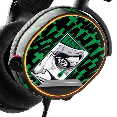 DC Comics The Joker Teardrop Card SteelSeries Arctis 5 Skin