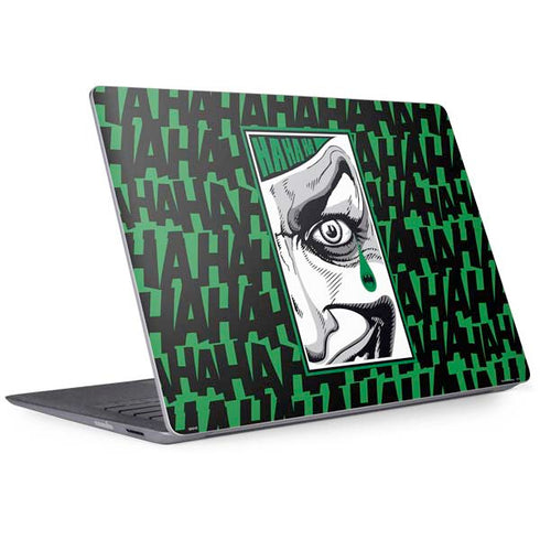 DC Comics The Joker Teardrop Card Surface Laptop 2 Skin