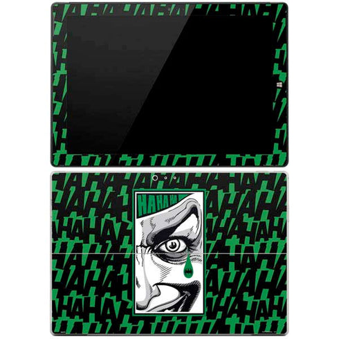 DC Comics The Joker Teardrop Card Surface Pro 3 Skin