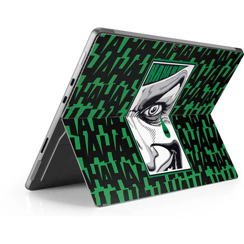 DC Comics The Joker Teardrop Card Surface Pro 9 Skin