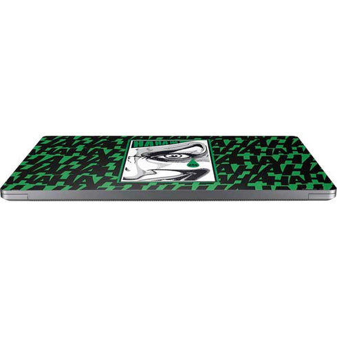 DC Comics The Joker Teardrop Card Universal Laptop 17in (13.8 x 10in) Skin