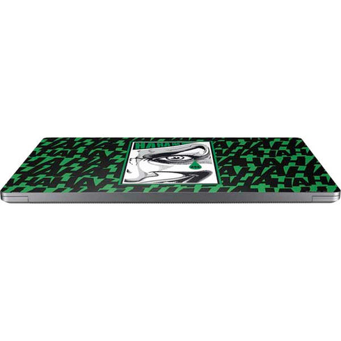 DC Comics The Joker Teardrop Card Universal Laptop 18in (14.6 x 10.6in) Skin