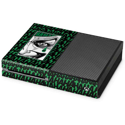 DC Comics The Joker Teardrop Card Xbox One Console Skin