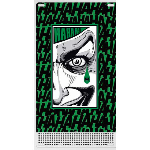 DC Comics The Joker Teardrop Card Xbox Series S Console Skin
