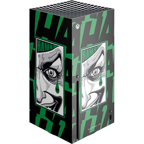 DC Comics The Joker Teardrop Card Xbox Series X Console Skin
