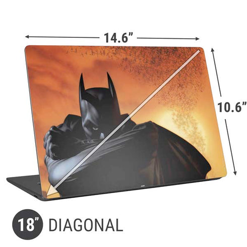 DC Comics Batman Begins Art Universal Laptop 18in (14.6 x 10.6in) Skin