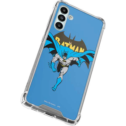 DC Comics Batman Vintage Action Pose Galaxy A13 5G Clear Case