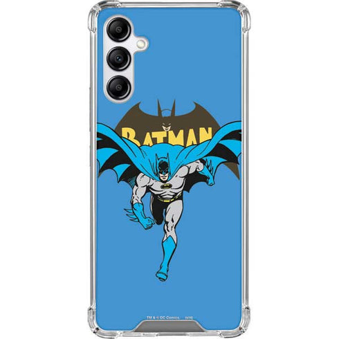 DC Comics Batman Vintage Action Pose Galaxy A14 5G Clear Case