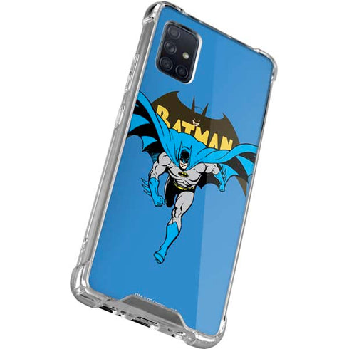 DC Comics Batman Vintage Action Pose Galaxy A51 5G Clear Case