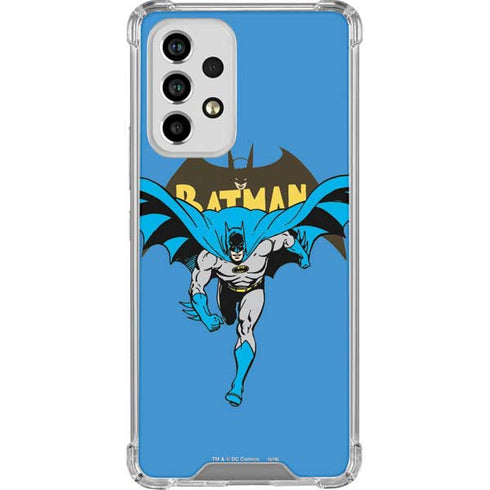 DC Comics Batman Vintage Action Pose Galaxy A53 5G Clear Case