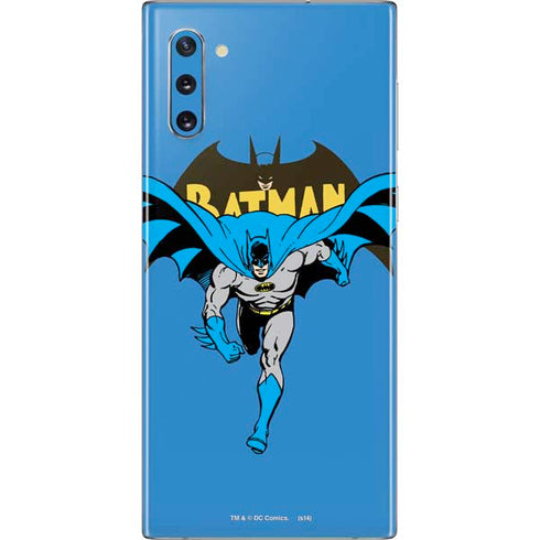 DC Comics Batman Vintage Action Pose Galaxy Note 10 Skin