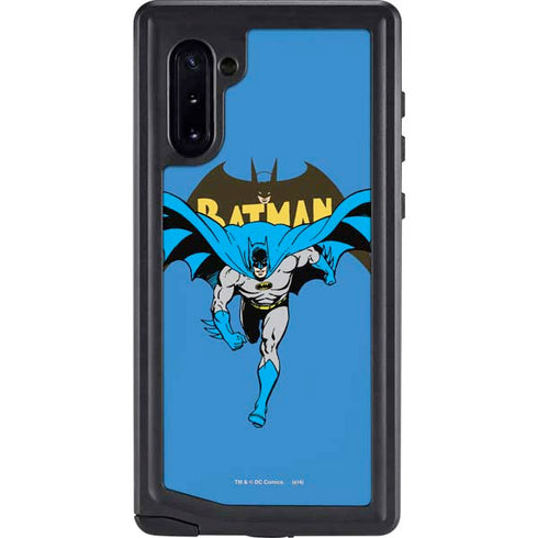 DC Comics Batman Vintage Action Pose Galaxy Note 10 Waterproof Case